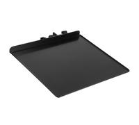 ELAYARD Metal Sound Card Tray Clip on Mic Stand Attachment with Smooth Surface, Black Metal Mic Holder for Lectures and Offices