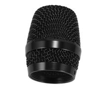 ELAYARD Microphone Grill Replacement Metal Mic Head Cover Mesh Grille for Wireless Mic Compatible with Bayer Ktv Microphone Accessories Black