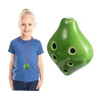 ELAYARD Mini Ocarina 6 Hole Ceramic Flute with Lanyard Small Ocarina for Beginner Practice Musical Instrument for Home Or Outdoor Use