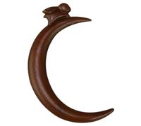 ELAYARD Moon Hairpin Hair Stick Lightweight Fork Bun Holder with Rabbit Charm Elegant Hair Styling Tool for Updos Smooth Surface for Comfortable Wear