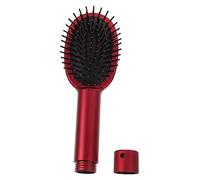 ELAYARD Multi Purpose Hair Brush Comb with Hidden Storage Box Compact Travel Organizer for Jewelry Money Pills and Valuables Stylish Red Concealed Compartment Case