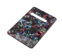 ELAYARD Multicolor Tremolo Cavity Cover Backplate for US Mexico Style Electric Guitar PVC Material Screw Bass Guitar Accessory