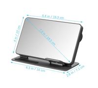 ELAYARD Multifunctional Wireless Charger Dock Fast Charging Stand for Phones Smartwatches Earbuds with LED Clock and Temperature Display Compatible with Iphone and Multiple Devices for