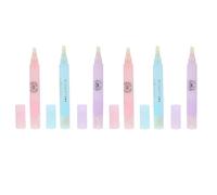 ELAYARD Nail Polish Removal Pens Nail Edges Cleaning Pens 6pcs Set with Soft Tips Manicure Supply for Professional and Home Use