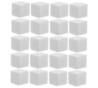 ELAYARD Nail Sponge Blocks with Seamless Blending and Nonstick Design 50pcs Mini White Square Sponges for Applying Blush for DIY Nail Art