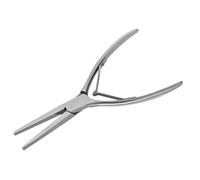 ELAYARD Nail Tool Naill Shaping Pliers Rhinestones Pick Tools Nail Sculpting Pliers Silver