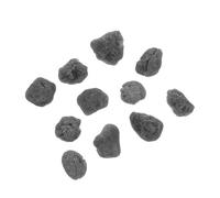 ELAYARD Natural Black Crystal Meteorite Stones Rough Volcanic Rock Gravel for Fish Tank Garden Landscaping Indoor Planter Decoration Multipurpose Mineral Specimens