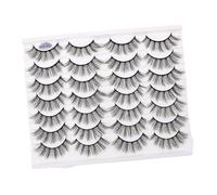 ELAYARD Natural False Eyelashes Manual Polishing for Eye Makeup Artificial Cosmetic Eyelashes Soft Look