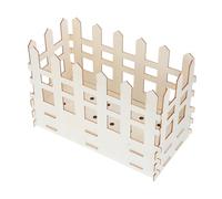 ELAYARD Natural Wood Floral Puzzle Vase DIY Craft Flower Holder for Home Office Bookshelf Decoration Easy Assembly Decorative Wood Craft Vase with Unique Grain Patterns Table Centerpiece