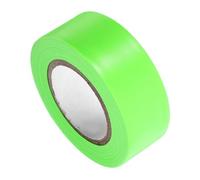 ELAYARD Non-adhesive Fluorescent Warning Tape PVC Bright Marking Tape for Boundary and Areas Tear-resistant Safety Demarcation for Worksites Construction Trails and Trees