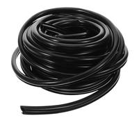 ELAYARD O Shaped Silicone Rubber Weather Sealing Strip Windproof Window and Door Gap Sealant Tape Collision Soundproof Trim for Residential and Commercial Use Black