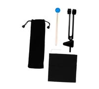 ELAYARD Om Yoga Tuning Fork with Hammer and Bag Aluminum Alloy Vibration Therapy Tools for Sound Healing Chakra Resonance Meditation Instrument for Mind and Body Balance Random Color