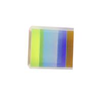 ELAYARD Optical Glass Cube Prism 20x20x20mm Rgb Dispersion X-cube for Physics Teaching Science Education and Art Decoration