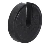 ELAYARD Orthopedic Traction Counterweight 1Kg Metal Scale Weight with Hook for Patient Treatment Industrial Calibration and Vintage Balance Use