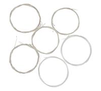 ELAYARD Oud Strings Set Nylon with Silver Copper Alloy Wound Strings, Universal Replacement for Oud Instruments, 6 Pieces Pack for Folk World Music