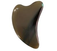 ELAYARD Ox Horn Guasha Scraping Tool Thick Triangle Massage Board for Face and Body Portable Scraper for Neck Shoulders Hands and Foot Care Facial Beauty Accessory