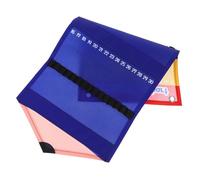 ELAYARD Pencil Organizer for Classroom Wall-mountable Canvas Pocket Chart Space-Saving Colored Pencil Holder Elegant Slot for School Office Home Use