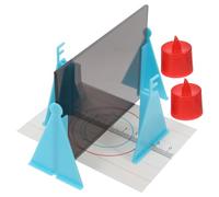 ELAYARD Physics Learning Props Plane Mirror Experiment Kit Plastic Optics Reflection Teaching Aid for School Science Lab and Physics Experiments