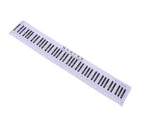 ELAYARD Piano Keyboard Practice Mat for Beginners with 88 Keys, Waterproof and Tear-resistant Pvc Material, Double-sided Lamination for Portable Use at Home and Music Class, Piano Notes
