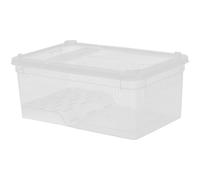 ELAYARD Plastic Transparent Reptile Breeding Box 7.48X4.72X3.15In with Breathable Holes for Snake Frog Feeding and Easy to Clean