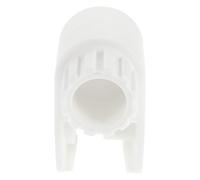 ELAYARD Playpen Stabilizer Replacement Plastic Holder with Rounded Edges for Gentle Floor Fixation White Minimalist Fence Base Clip Accessory for Play Pen Installation