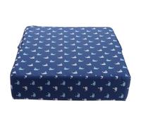 ELAYARD Polyester Booster Seat Pad with Buckle Straps Lightweight Portable Dining Chair Cushion for Years Machine Washable Whale Design