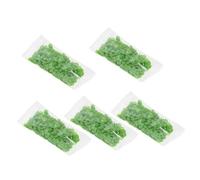 ELAYARD Polymer Clay Nail Patch 5 Packs Green Fruit Design 10g Manicure Diy Fingernail Adornments Phone Case Decoration Nail Salon Supplies for Home Use