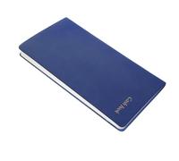 ELAYARD Portable Budget Planner Blue PU Cover Cash Planner Lightweight Daily Budget Book for Wallet and Bag Simple Practical Household Finance Organizer for Expense Tracking