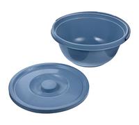 ELAYARD Portable Elderly Chamber Pot with Lid and Handle PVC Urinal Bucket for Home Use Stable and Drop Resistant Spittoon for Seniors and Pregnant Women Easy to Clean and Space Saving