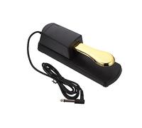 ELAYARD Portable Electronic Piano Sustain Pedal Gold Multi Use Keyboard Accessory for Beginners and Professionals Easy to Use with Creative Design for Performance