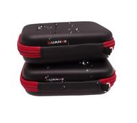 ELAYARD Portable Electronics Carrying Case Organizer for Travel Pouch with Soft Interior for Cables USB Flash Drive Earbuds Small Gadgets Storage Bag Black