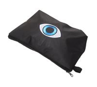 ELAYARD Portable Evil Eye Zipper Makeup Bag Spacious Toiletry Organizer for Women Travel Cosmetic Storage with Design and Easy Access Compartments