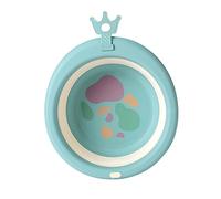 ELAYARD Portable Face Bathtub Collapsible Washing Basin with Adorable Cartoon Design Durable PP Silicone for Travel and Outdoor Use Easy Storage Carry for Washing Face and Feet