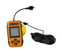 ELAYARD Portable Fish Detector Transducer with Cable and Removable Float Electronic Fishfinder for Ice Fishing Kayak Boat Hull Mount Depth and Fish Location Display