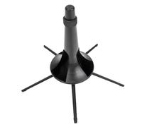 ELAYARD Portable Folding Trumpet Holder Stand with Stable Five-leg Metal Base and Cotton Support Musical Instrument Storage for Clarinet and Trumpet Display