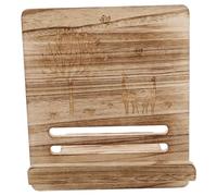 ELAYARD Portable Wood Music Sheet Stand Adjustable Desktop Music Holder for Books Tablets Vintage Elegant Design for Musicians Students Professionals Natural Wood