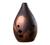ELAYARD Professional 10 Holes Ceramic Xun Instrument with Deep and Rich Sound, Gift for Performers and Artists, Ancient Chinese Ocarina for Beginners and Music Enthusiasts Assorted style