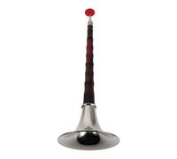 ELAYARD Professional D Key Suona in Imitation Rosewood with Silver Bell, Traditional Chinese Wind Instrument Suitable for Daily Use and Festival Performances