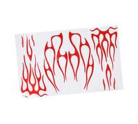 ELAYARD Reflective Flame Motorcycle Decals Stripes Self Adhesive Stickers for Gas Tank DIY Bumper Easy Installation and Removal