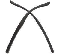 ELAYARD Replacement Glasses Arms Temples 6.5mm Wide Black Dual Tooth Flat Tooth Eyeglass Legs Repair Kit for Sunglasses and Eyeglasses