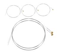 ELAYARD Replacement Guitar String 5Pcs Silver Strings Corrosion Resistance Accurate Tuning and Improved Finger Comfort for Live Performances and Daily Practice