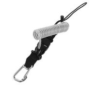 ELAYARD Retractable Scuba Diving Lanyard with Stainless Steel Quick Release Buckle Spring Coiled Lost Strap for Underwater Cameras and Dive Lights Compatible with DSLR Housings Enhanced