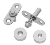 ELAYARD Rotating Door Pivot Hardware Adjustable Spring Loaded Shaft 2 Sets Heavy Duty Pivot Hinges for Decorative Room Dividers and Living Spaces