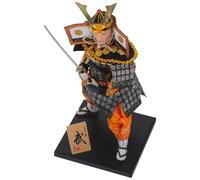 ELAYARD Samurai Doll Japanese Style Decor for Home Desktop Ornament Japanese Warrior Figure Collectible Doll