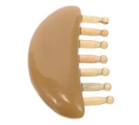 ELAYARD Scalp Massager Comb for Women Hair with Round Nail Tips Portable Tooth Horn Massage Brush for Scalp Health Reduces Tangling and Smooths Hair Comfortable Grip for Easy Styling