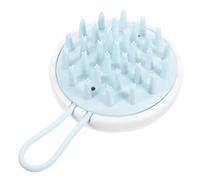 ELAYARD Scalp Massager Shampoo Brush for Boys and Girls Cute Shy Bunny White Soft Silicone Scalp Brush Hair Exfoliator for Itch Relief and Hair Washing Suitable for