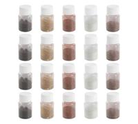 ELAYARD Scientific Experiment Soil Samples Set 5 Vials Real Soil Specimens Laboratory and Classroom Use Academic Science Projects