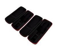 ELAYARD Shockproof Wireless Microphone Carrying Case Portable Handheld Mic Travel Storage Bag with Fast Zipper Closure for Singing Karaoke and Electronics Organizer