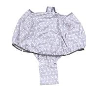 ELAYARD Shopping Cart Cover with Washable Highchair Cushion Soft Seat Protector for Grocery Carts and Dining Chairs Cute Duck Pattern Insert for Comfort and Stability