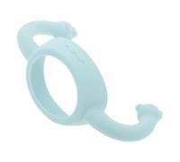 ELAYARD Silicone Bottle Handle Cover for Newborns and Infants Wide-Neck Feeding Bottle Grip with Protective Non-Slip Blue Handle
